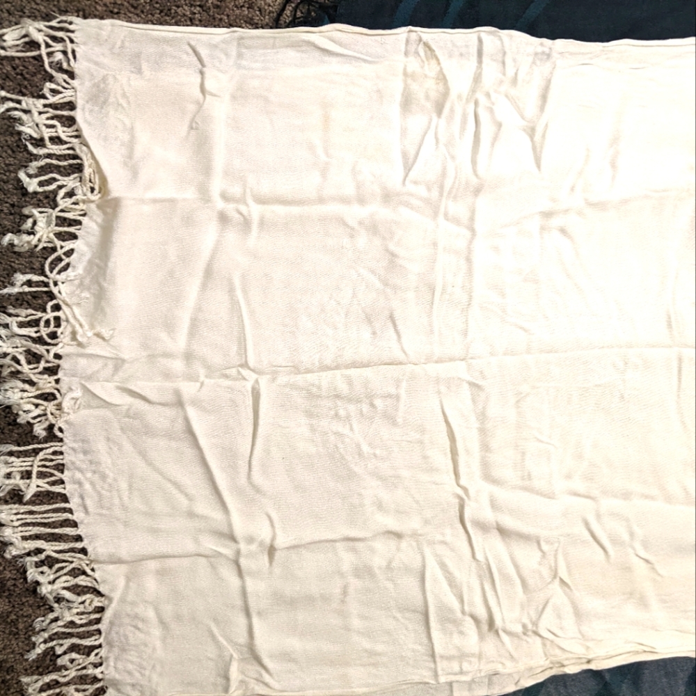 White scarf